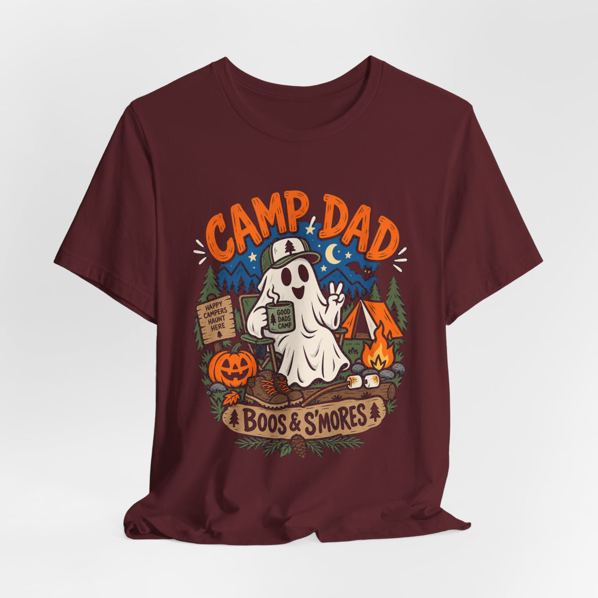 Camp Dad Boos & S'mores Tee