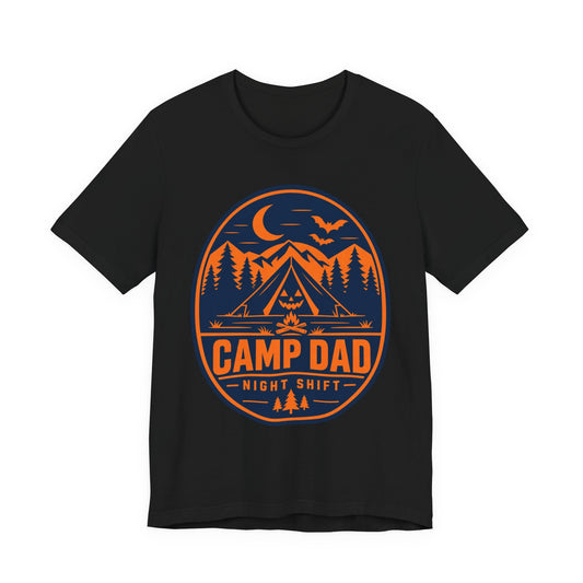 Camp Dad Night Shift Halloween Tee
