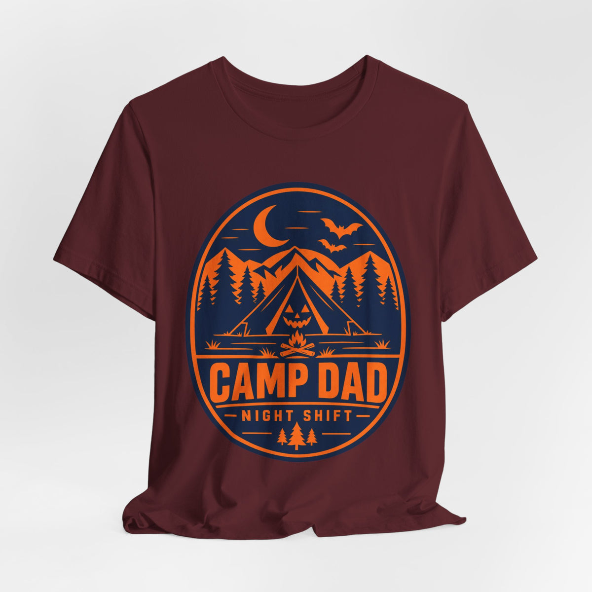 Camp Dad Night Shift Halloween Tee