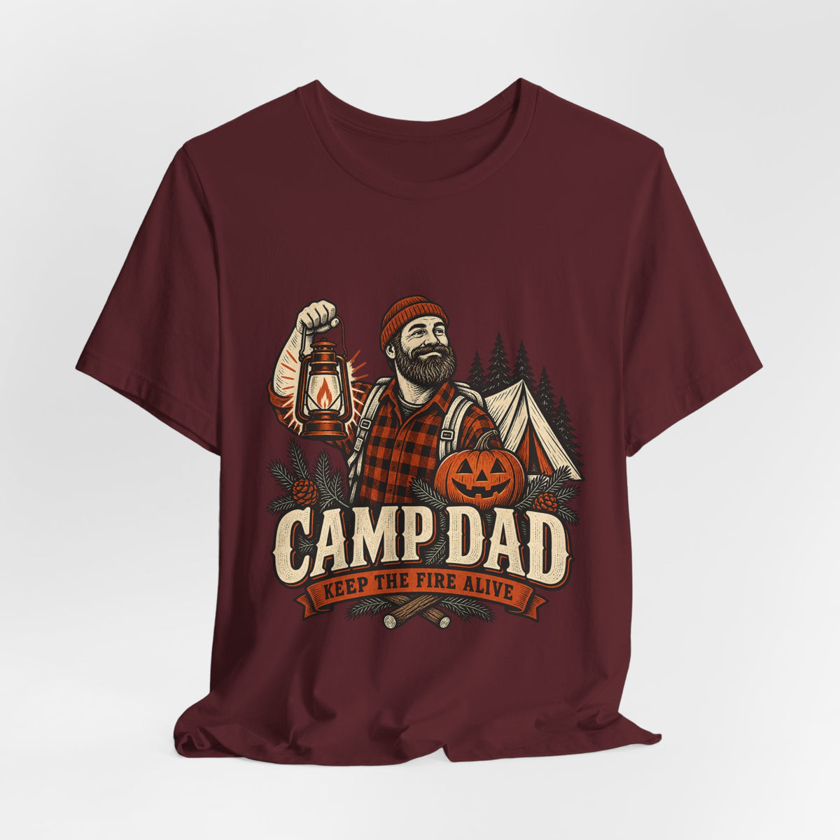 Camp Dad Keep The Fire Alive Tee