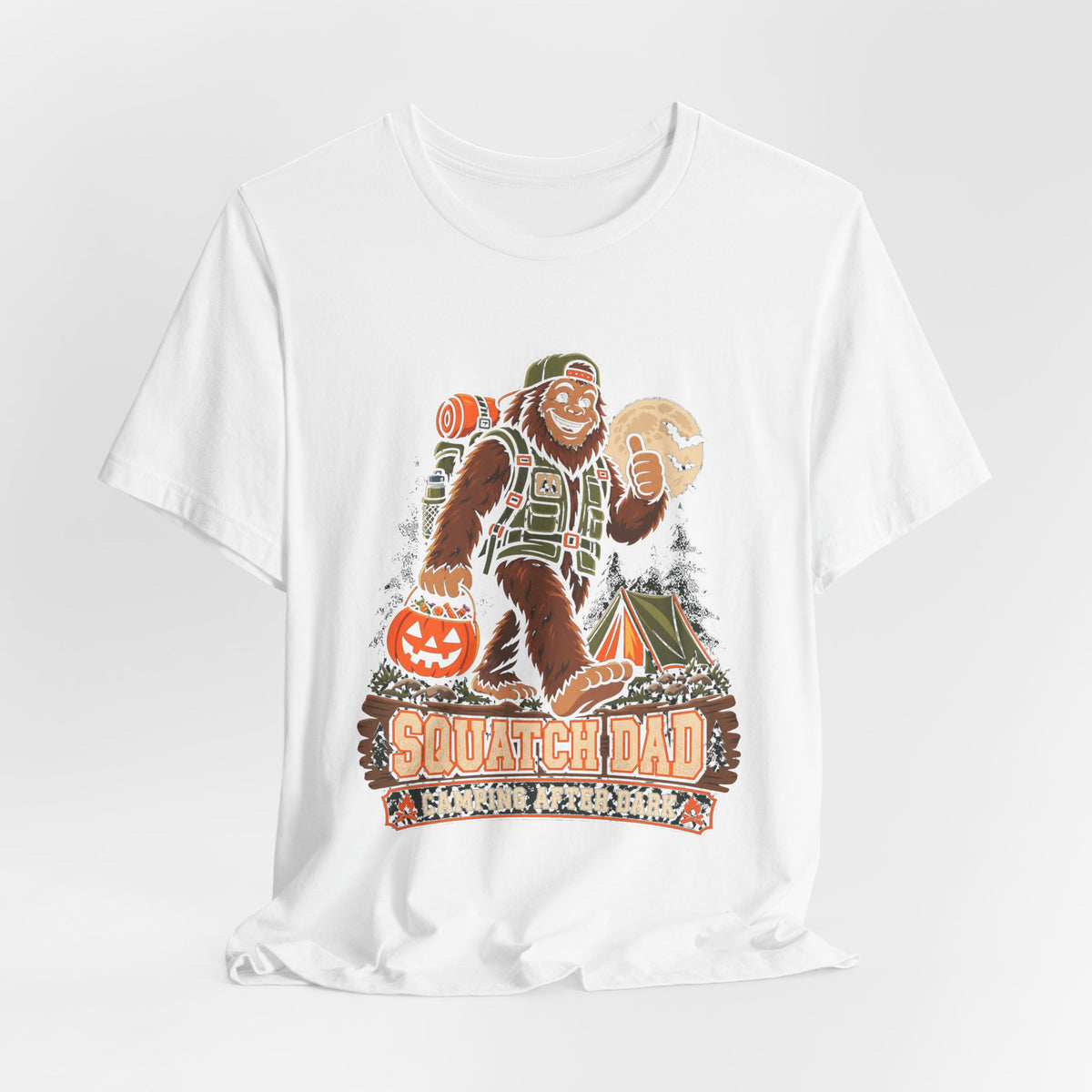 Squatch Dad Camping After Dark Tee