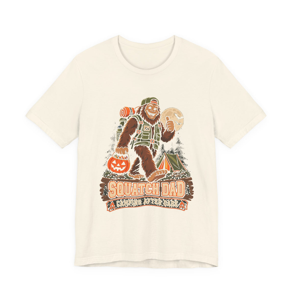 Squatch Dad Camping After Dark Tee