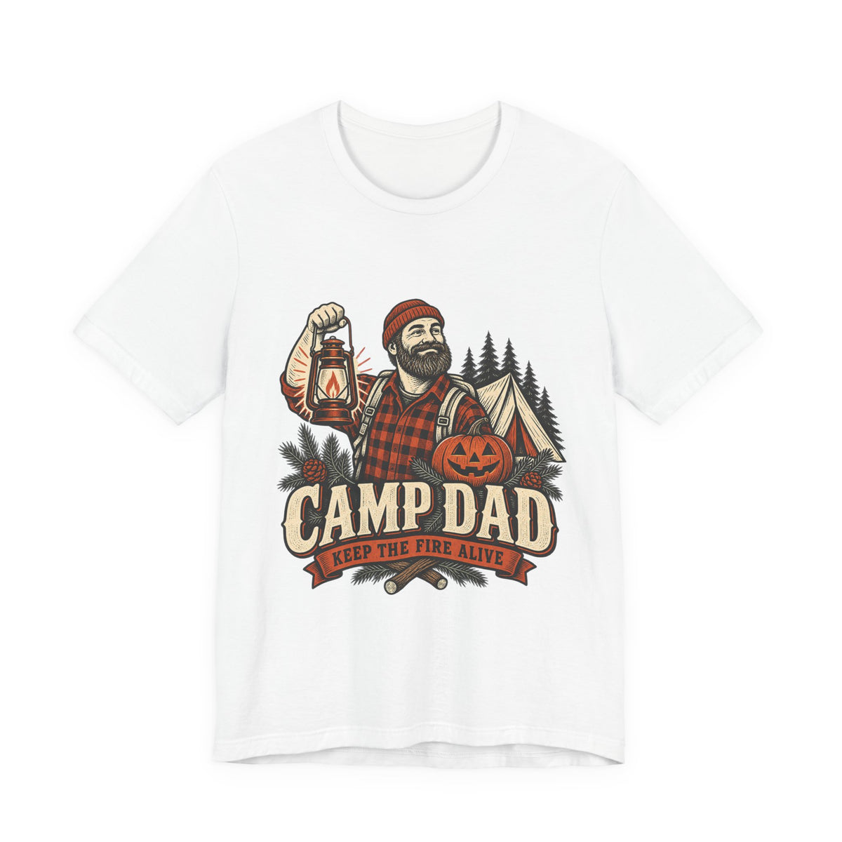 Camp Dad Keep The Fire Alive Tee