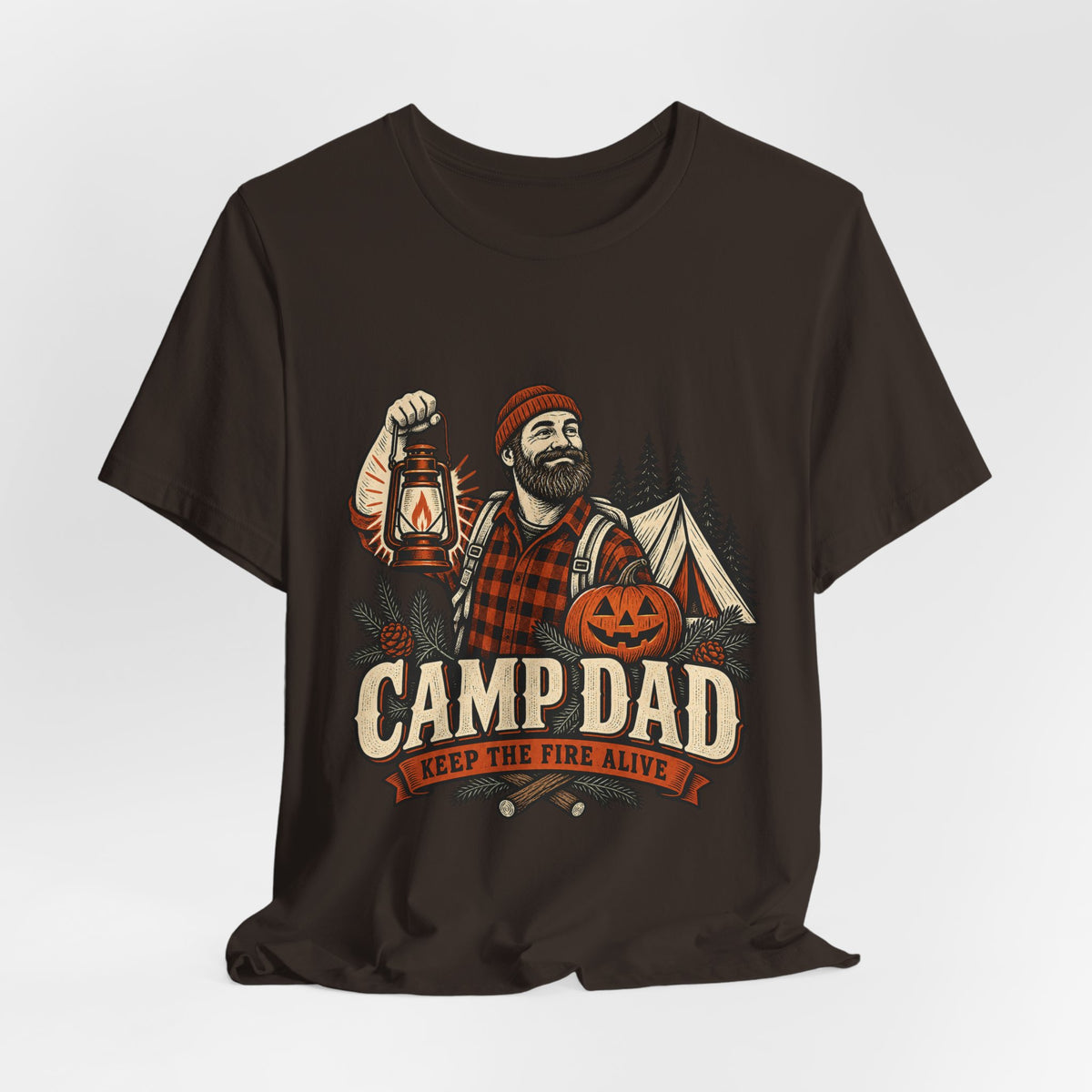 Camp Dad Keep The Fire Alive Tee
