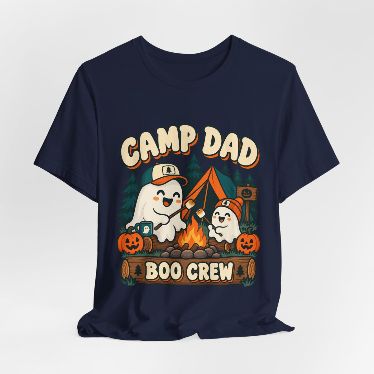 Camp Dad Boo Crew Halloween Tee