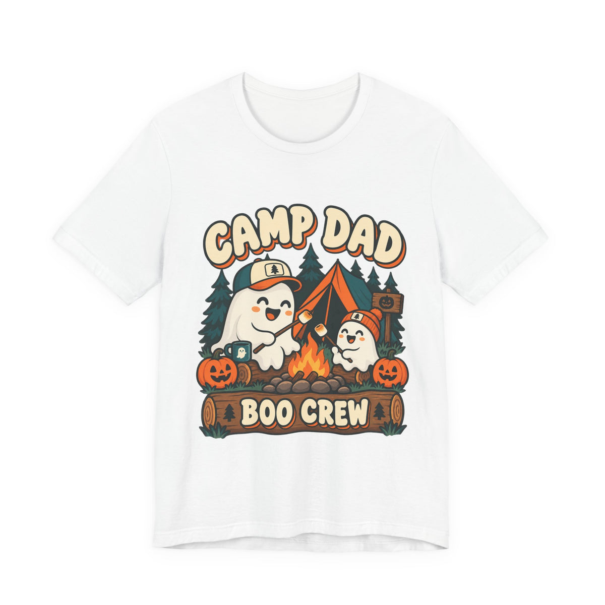 Camp Dad Boo Crew Halloween Tee