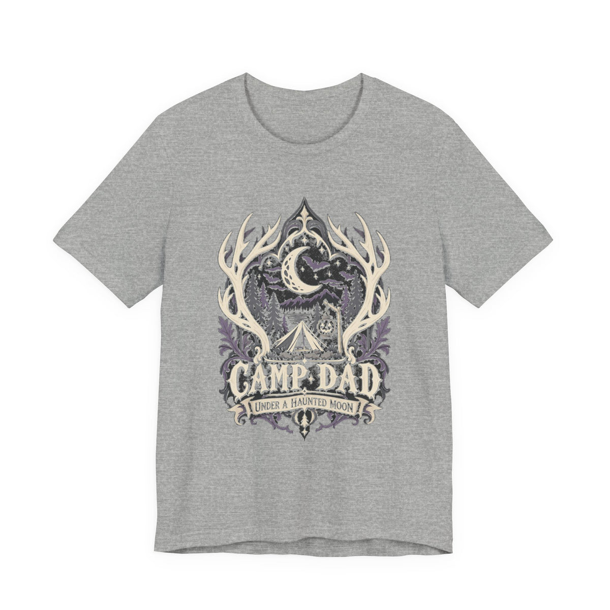 Camp Dad Under A Haunted Moon Tee