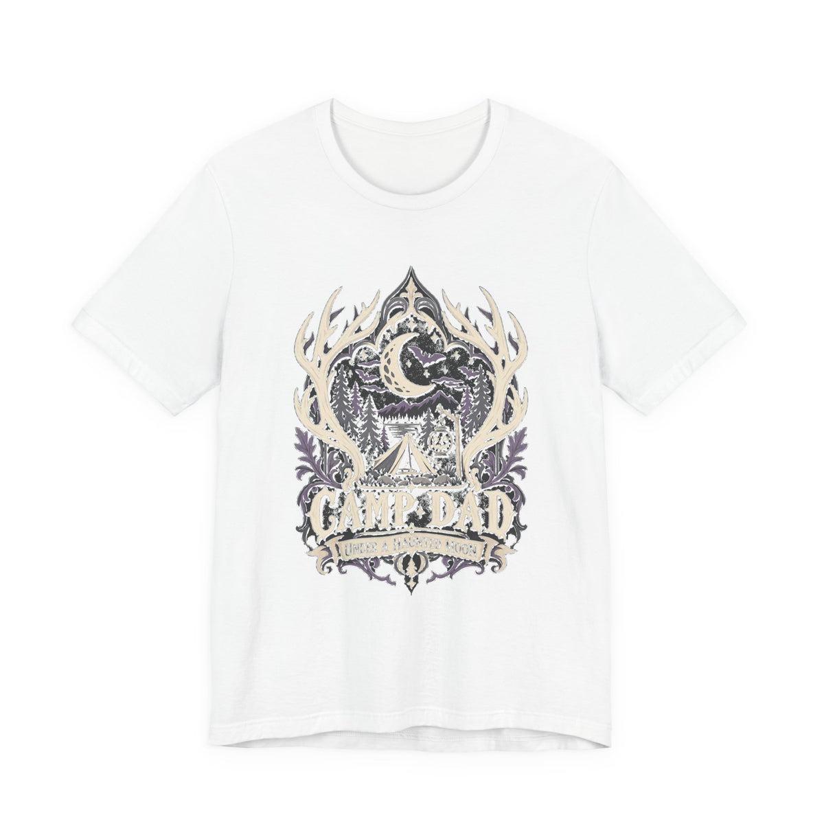 Camp Dad Under A Haunted Moon Tee