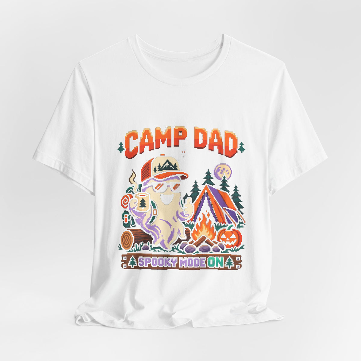 Camp Dad Spooky Mode On Tee