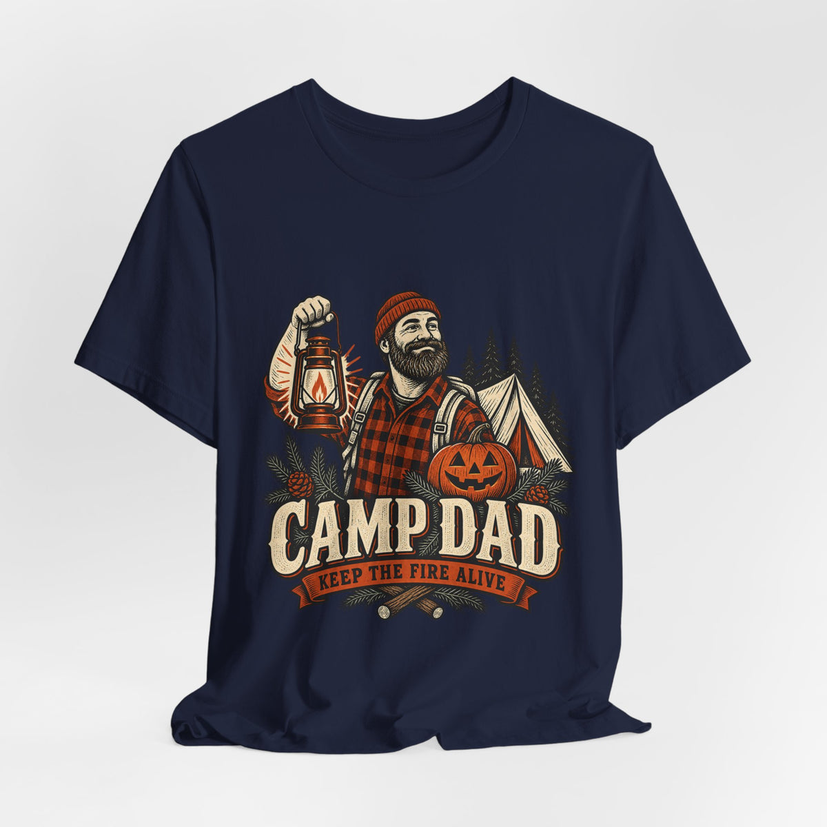 Camp Dad Keep The Fire Alive Tee