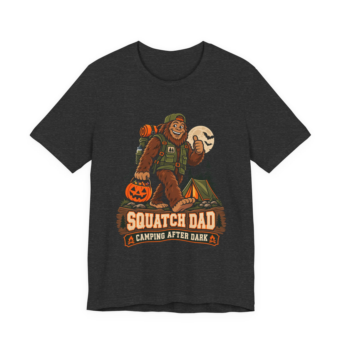 Squatch Dad Camping After Dark Tee
