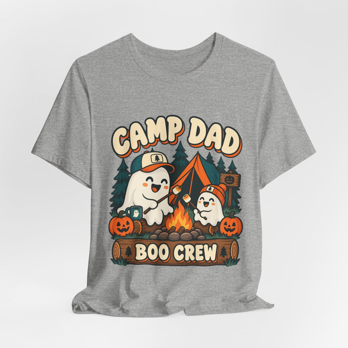 Camp Dad Boo Crew Halloween Tee