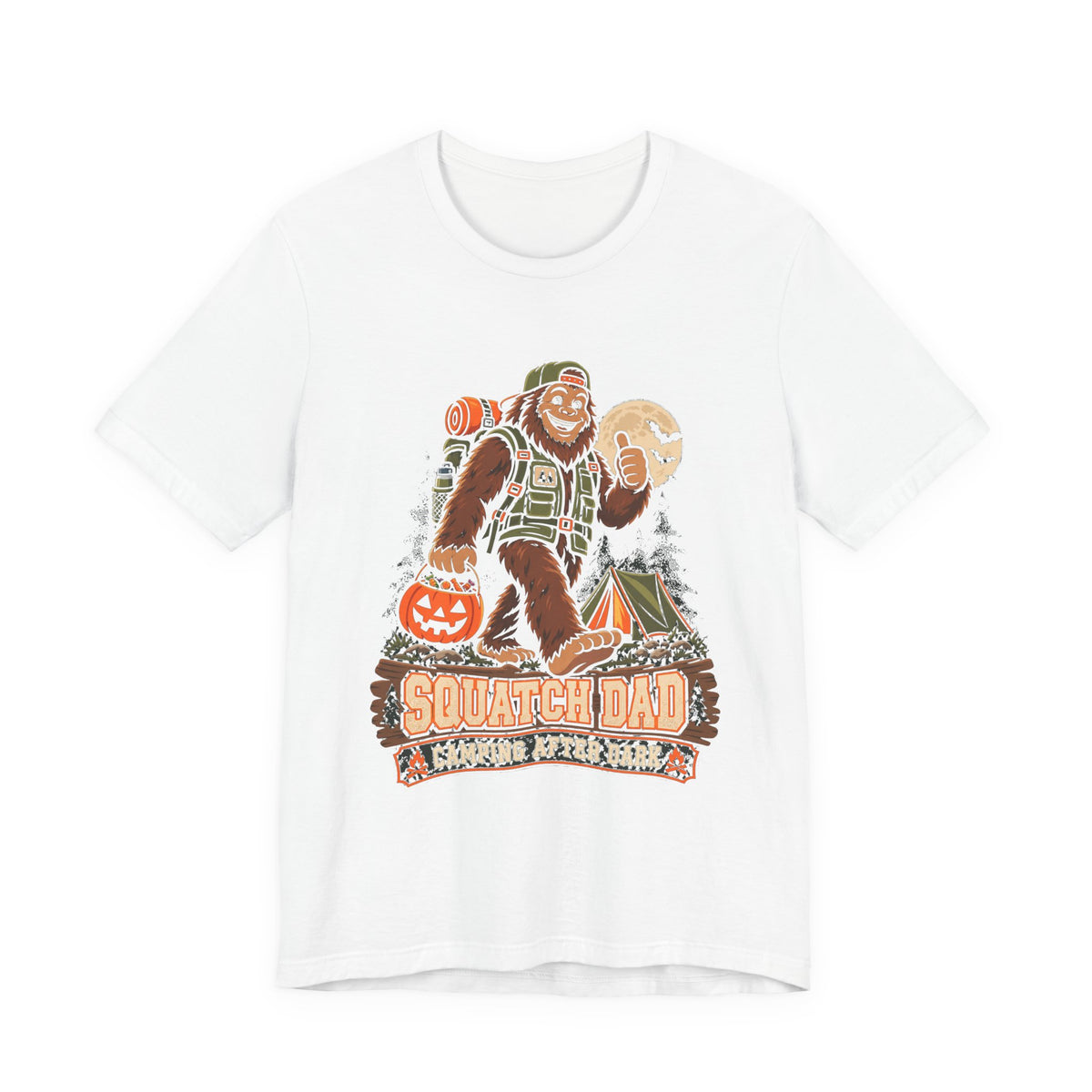 Squatch Dad Camping After Dark Tee