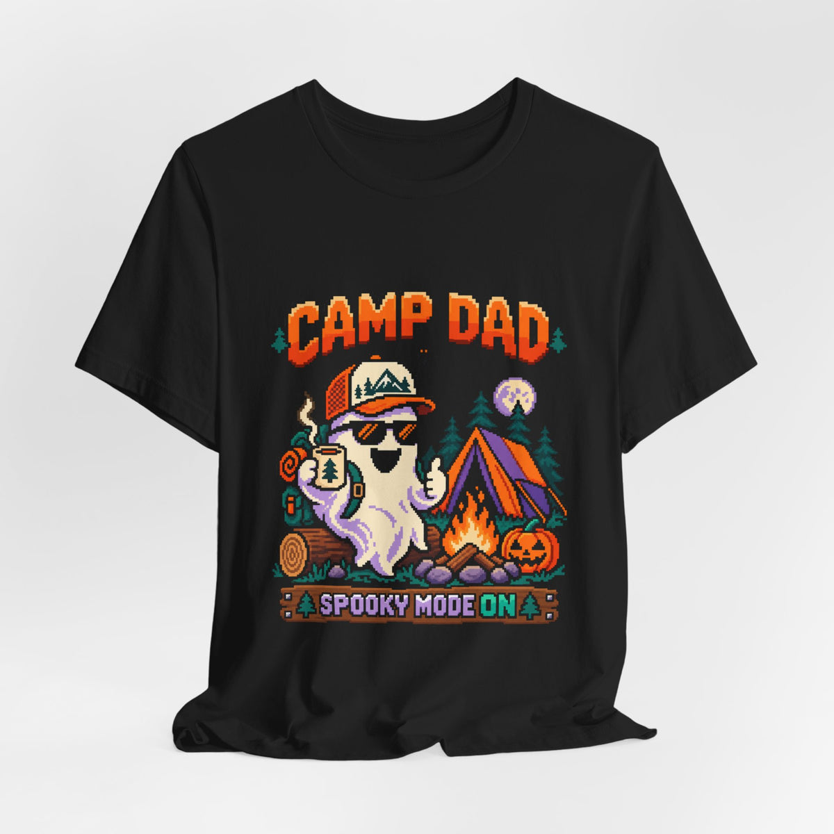 Camp Dad Spooky Mode On Tee