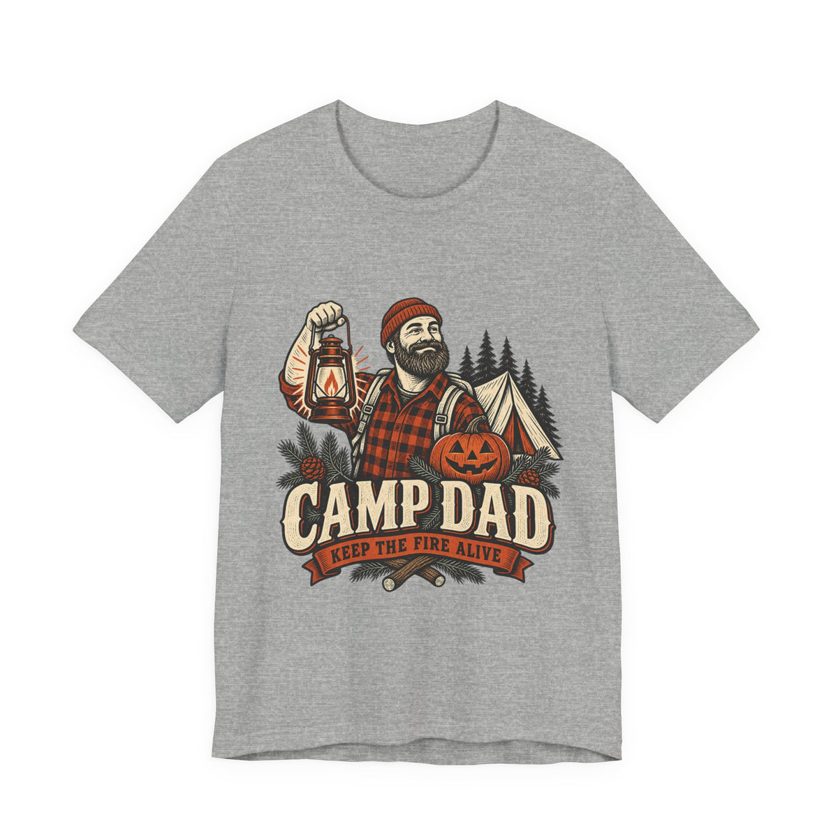 Camp Dad Keep The Fire Alive Tee
