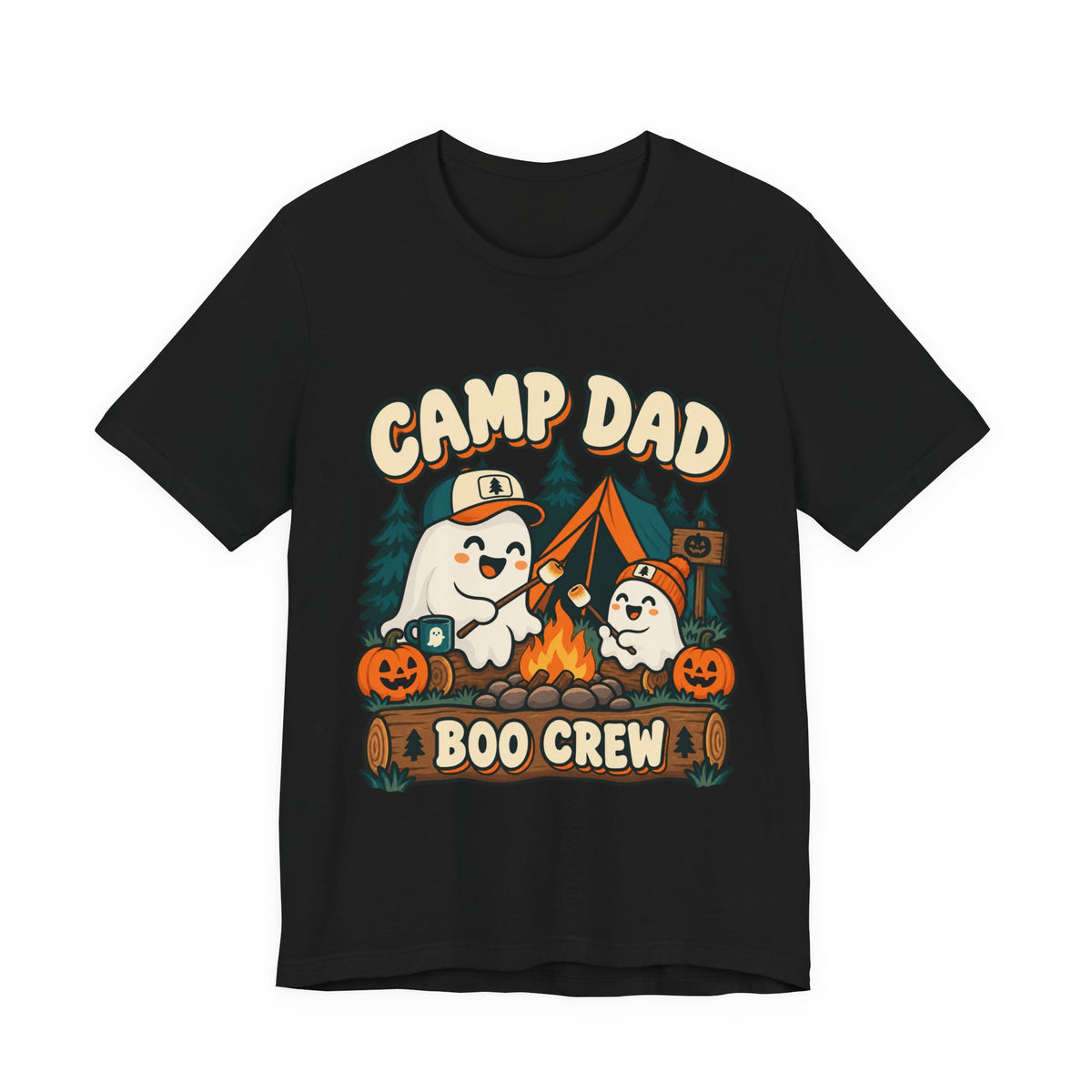 Camp Dad Boo Crew Halloween Tee