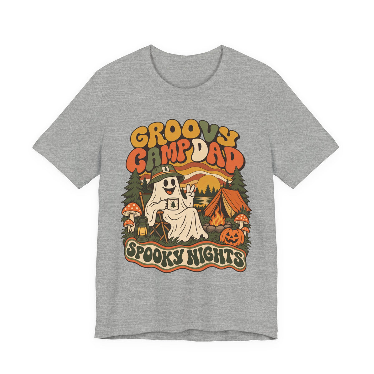 Groovy Camp Dad Spooky Nights Tee