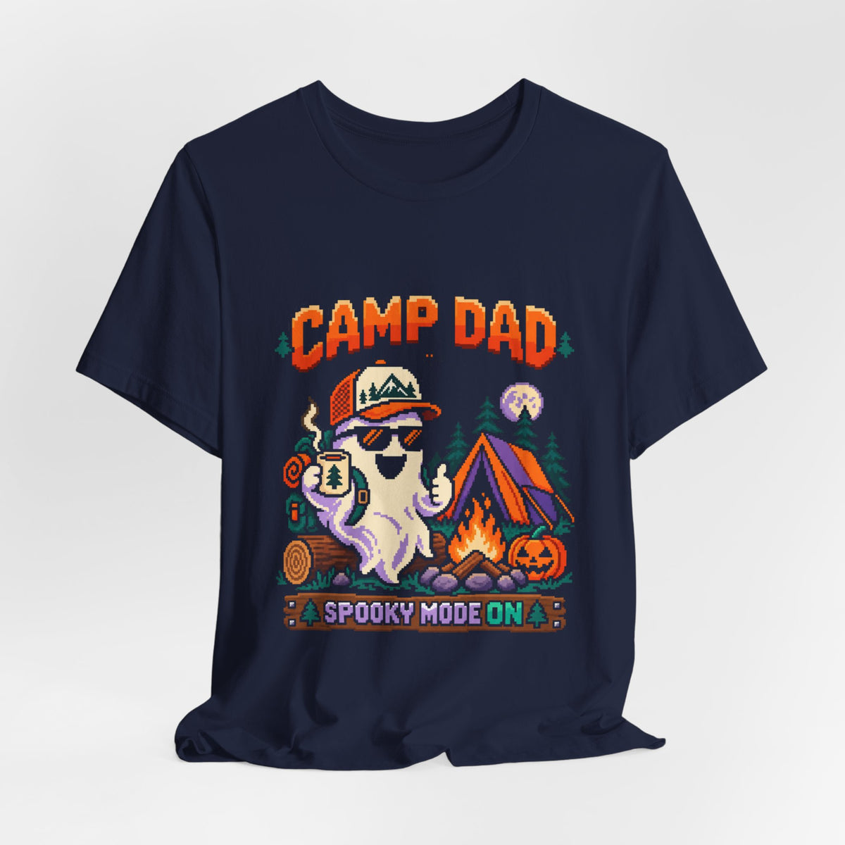 Camp Dad Spooky Mode On Tee
