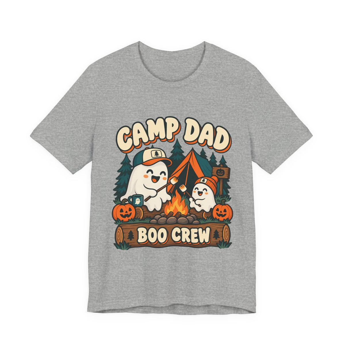 Camp Dad Boo Crew Halloween Tee