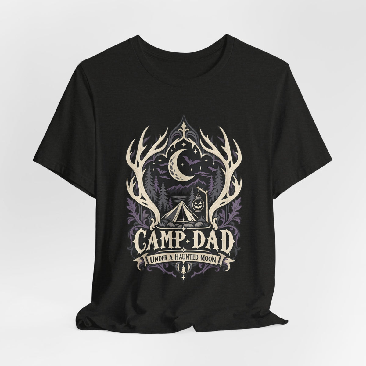 Camp Dad Under A Haunted Moon Tee