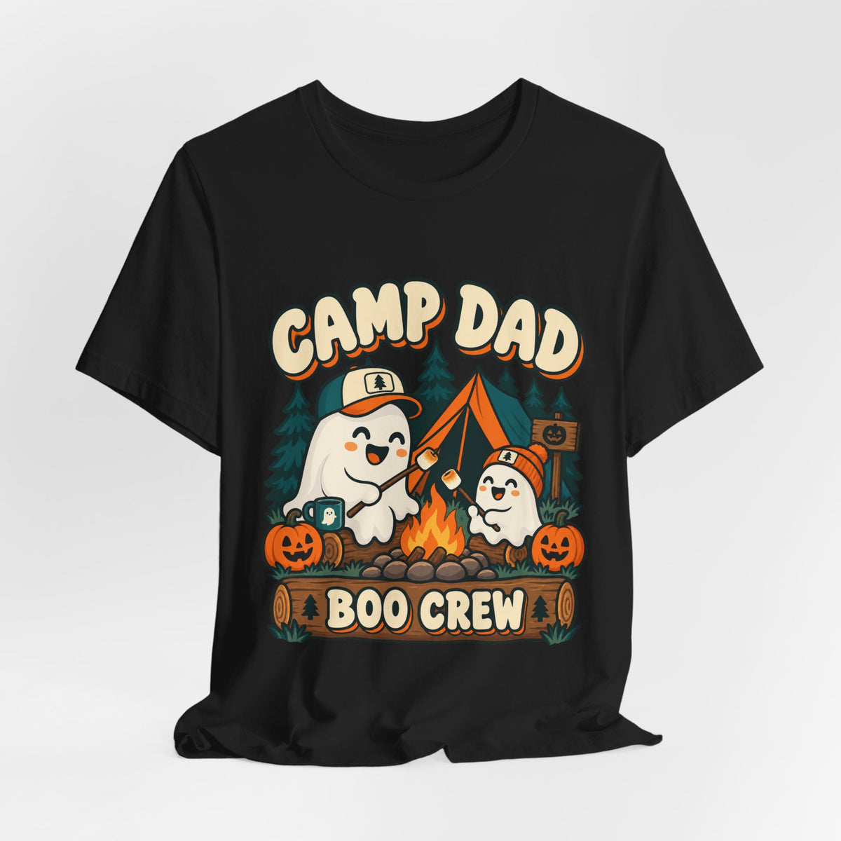 Camp Dad Boo Crew Halloween Tee