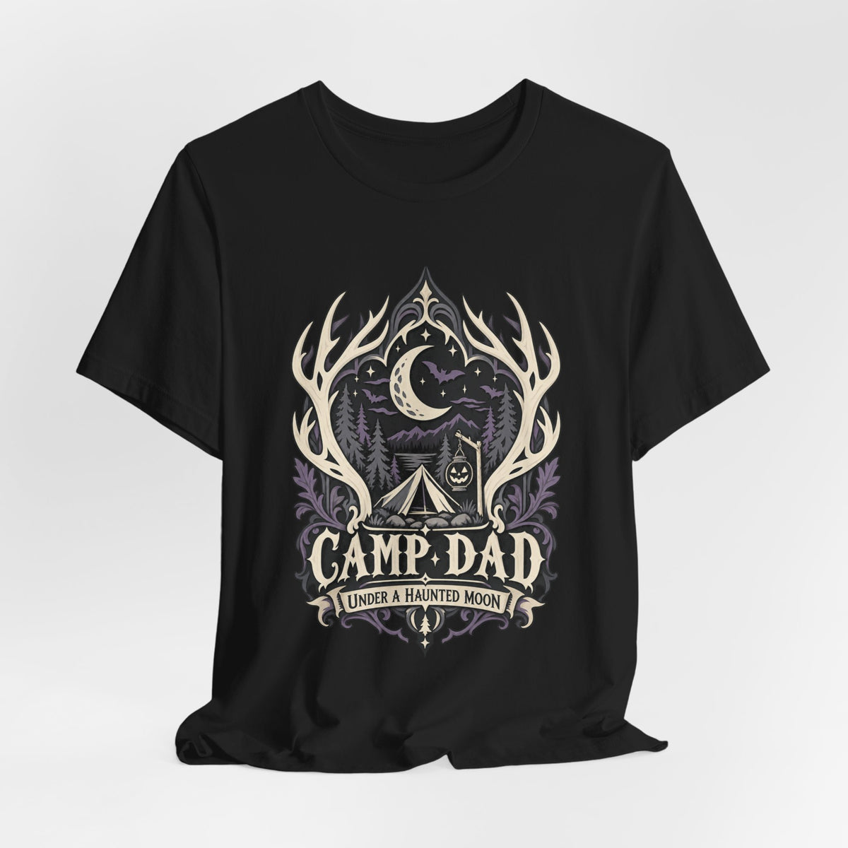 Camp Dad Under A Haunted Moon Tee