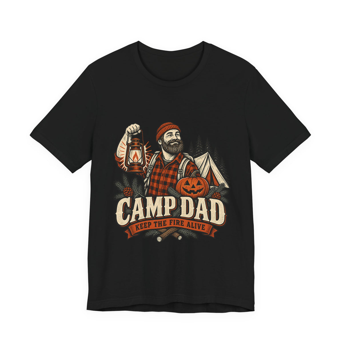 Camp Dad Keep The Fire Alive Tee