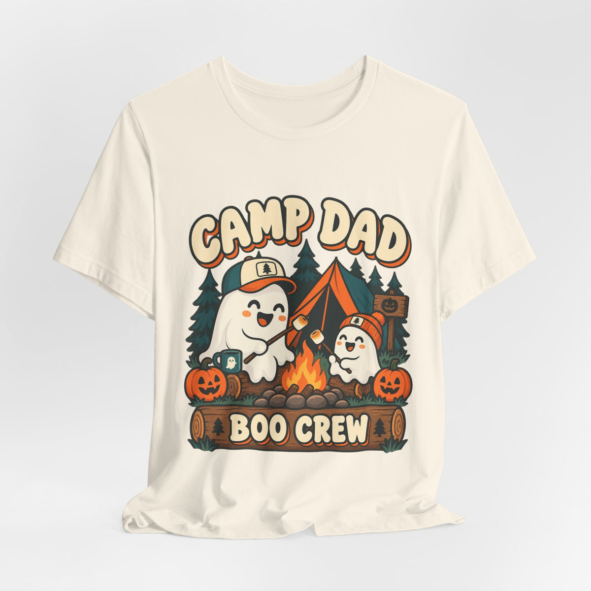 Camp Dad Boo Crew Halloween Tee