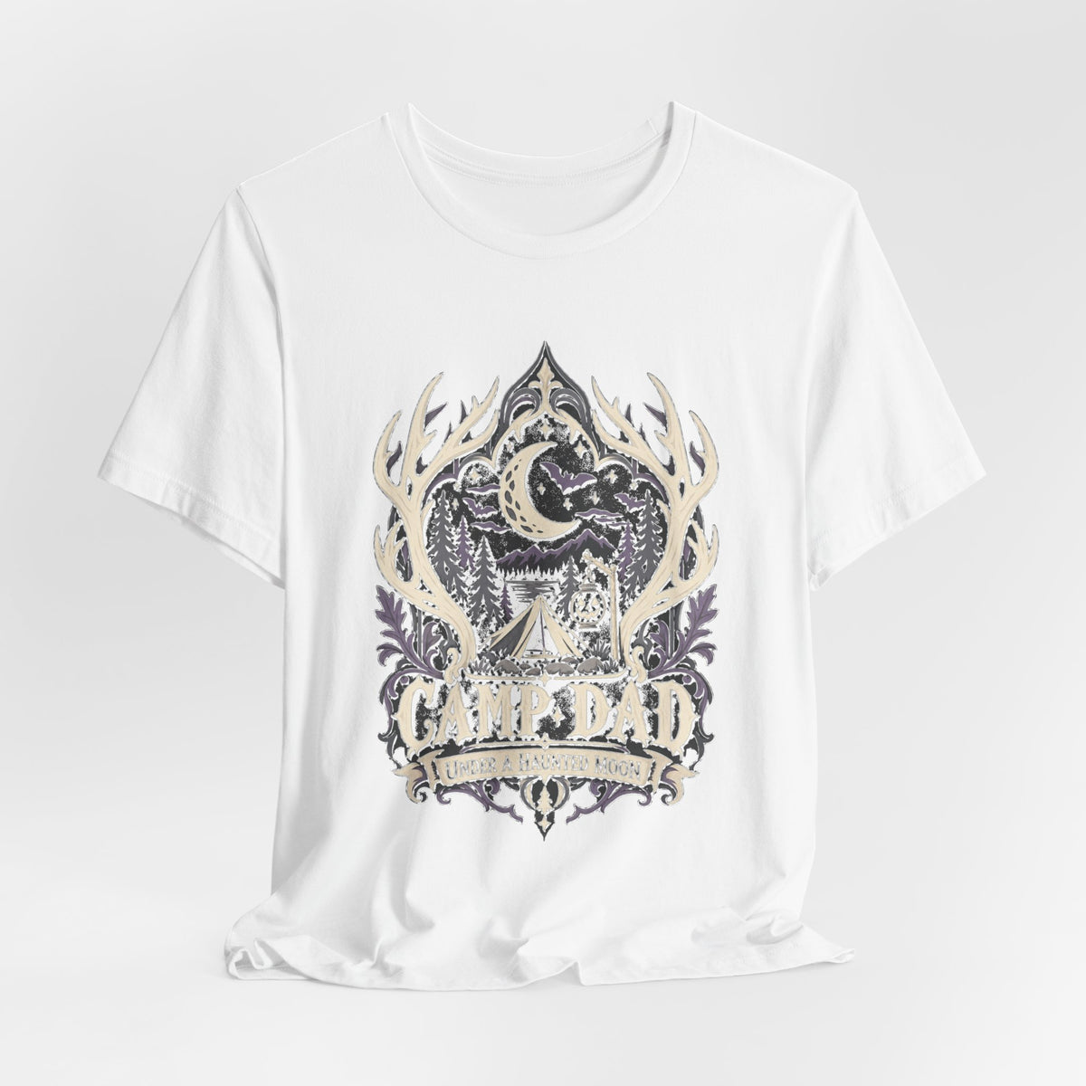 Camp Dad Under A Haunted Moon Tee
