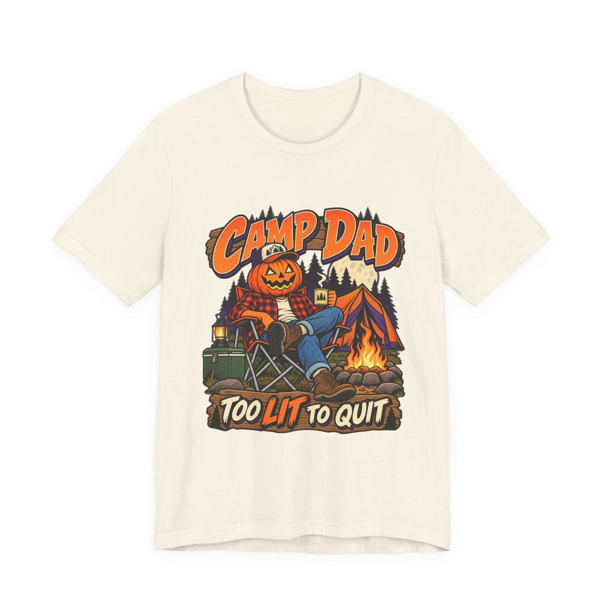 Too Lit To Quit Campfire Tee