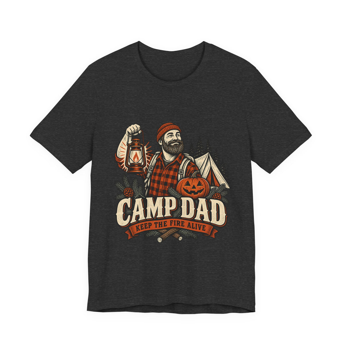 Camp Dad Keep The Fire Alive Tee