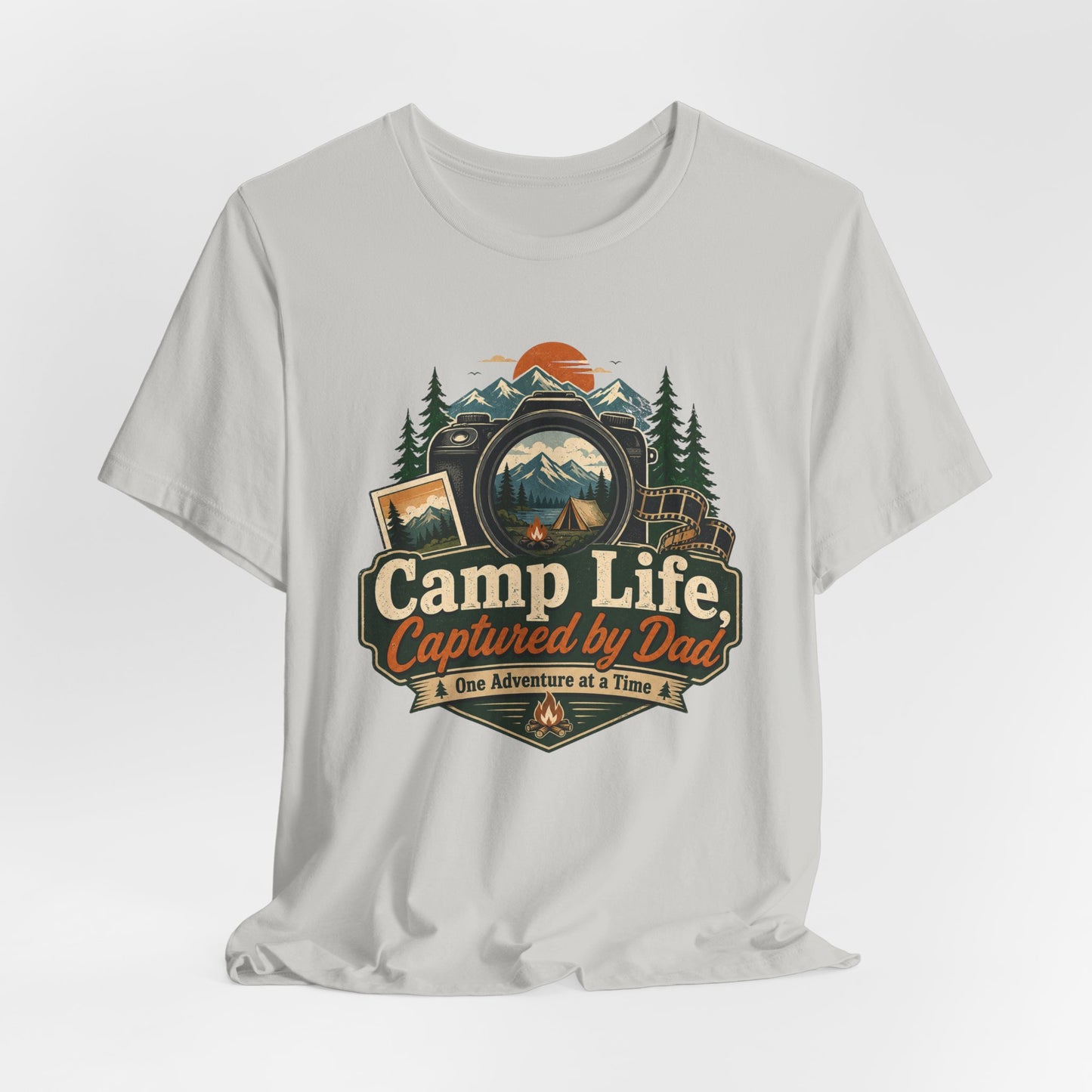 Camp Life T-Shirt - Vintage Campfire Tee