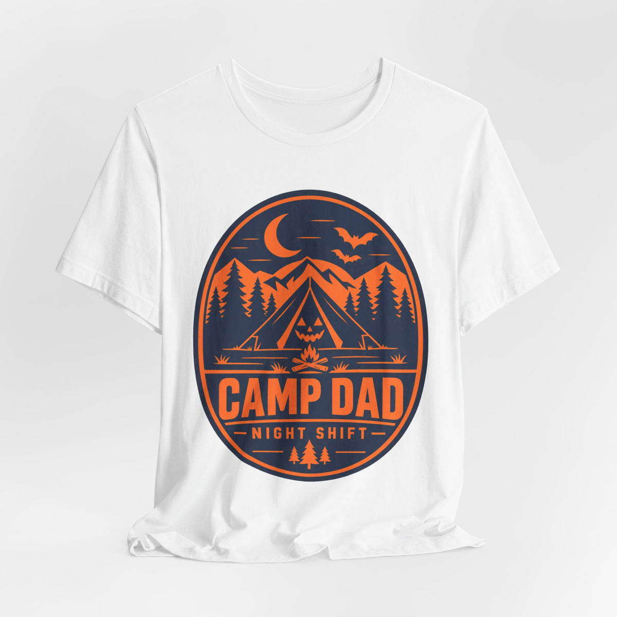 Camp Dad Night Shift Halloween Tee