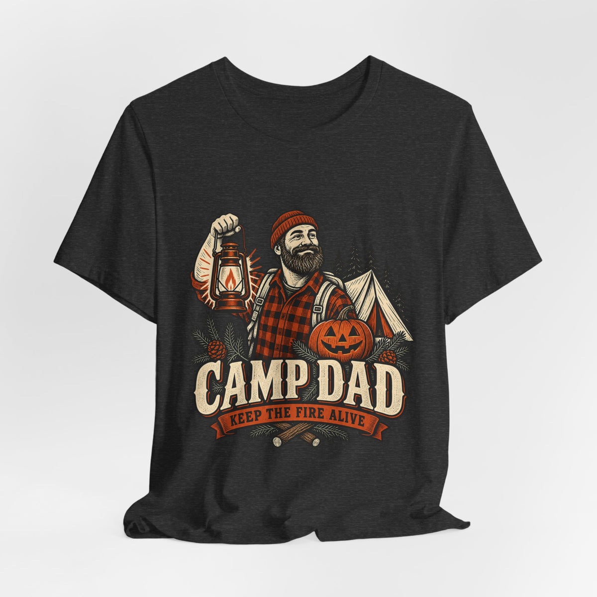 Camp Dad Keep The Fire Alive Tee