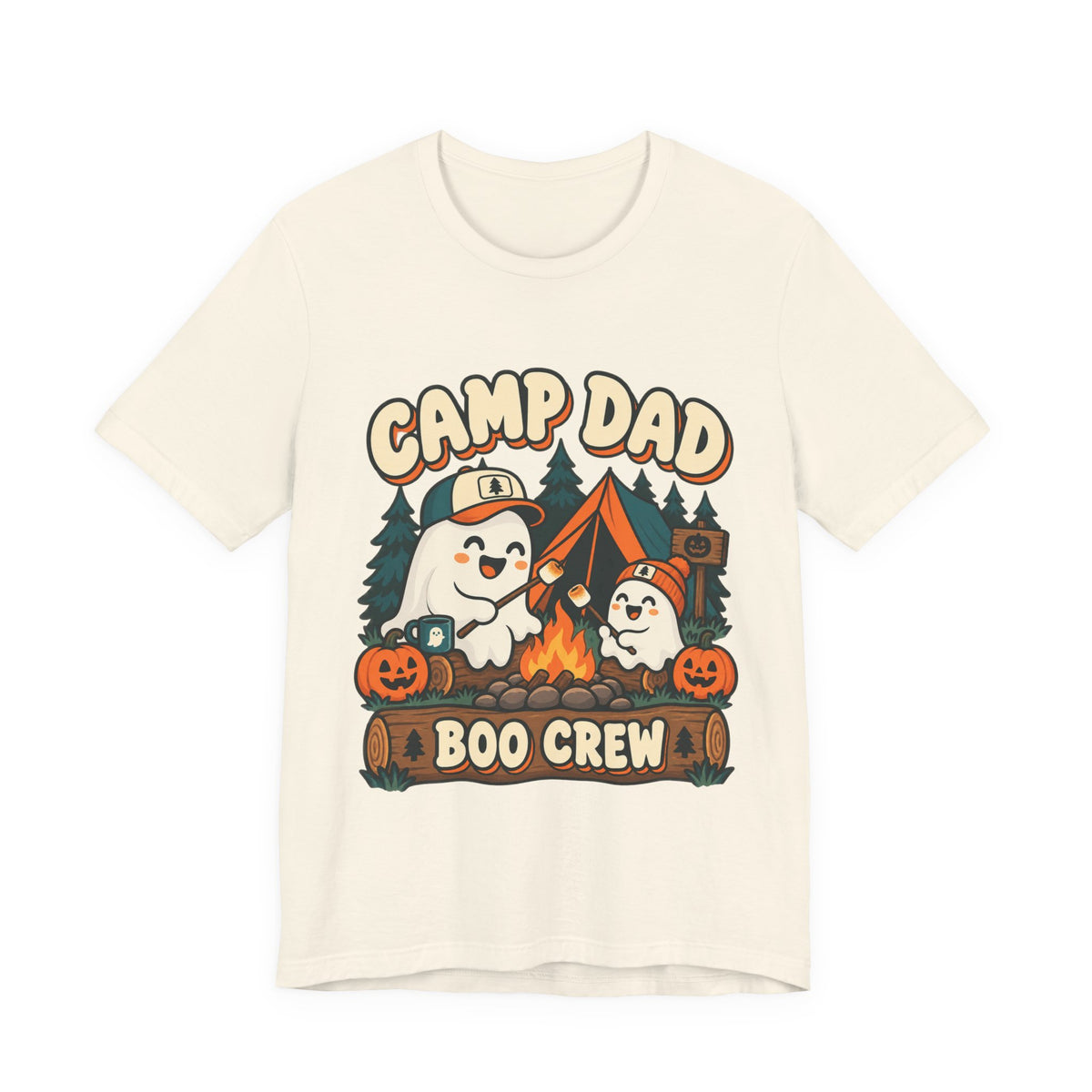 Camp Dad Boo Crew Halloween Tee