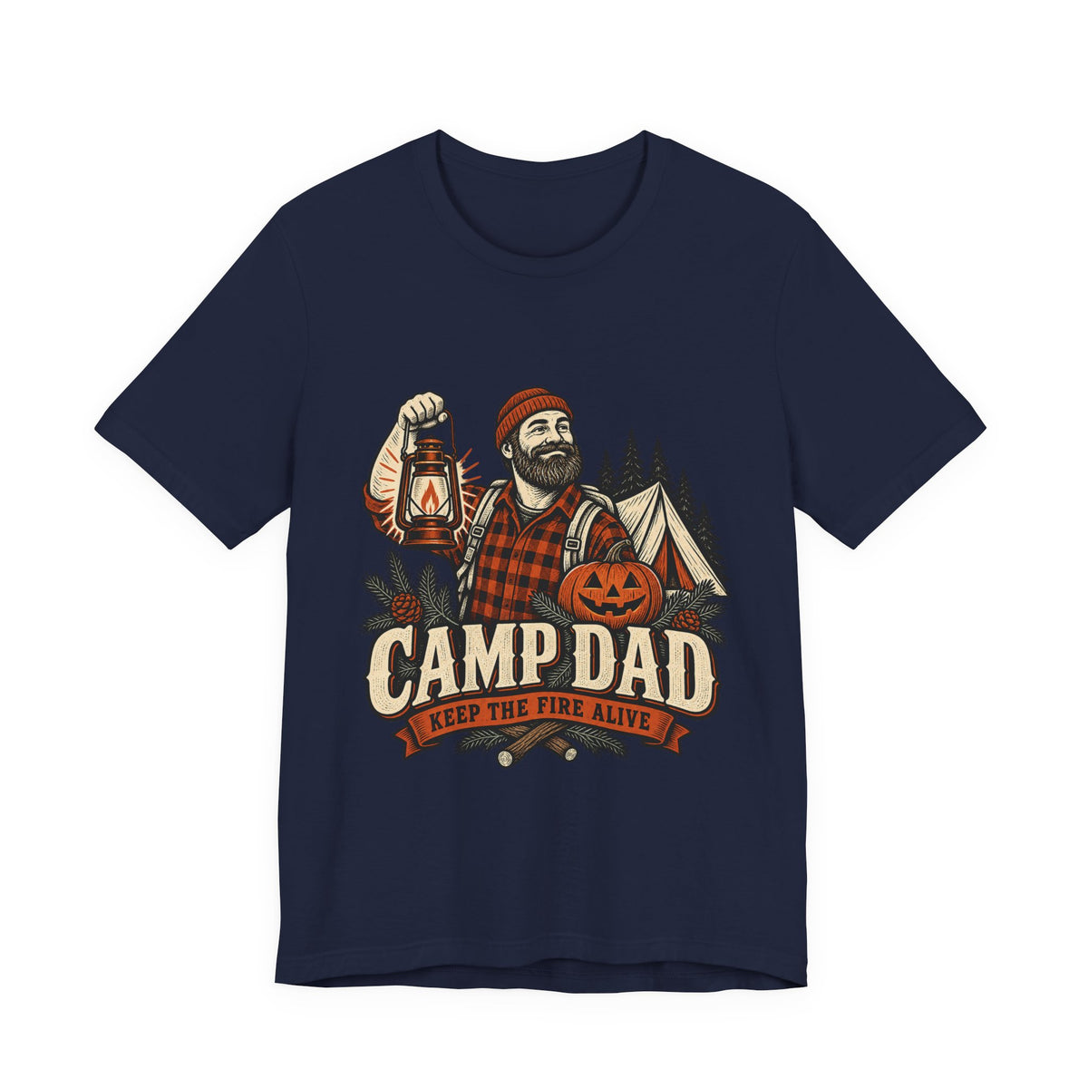 Camp Dad Keep The Fire Alive Tee