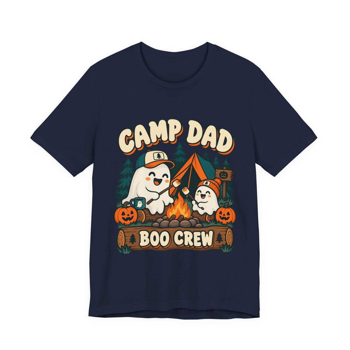 Camp Dad Boo Crew Halloween Tee