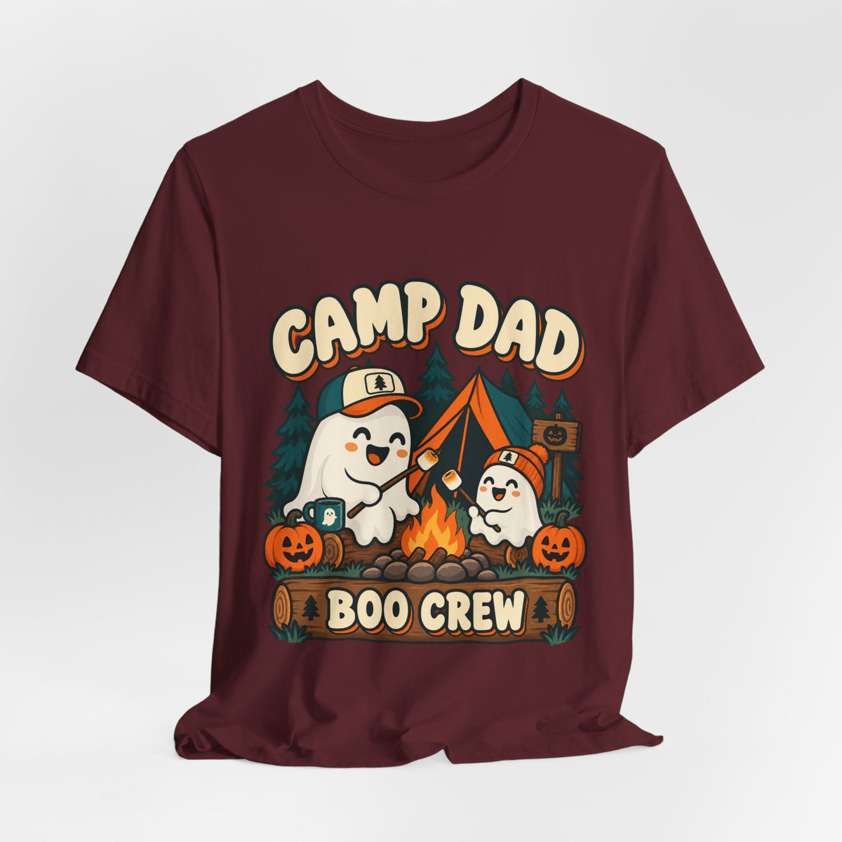 Camp Dad Boo Crew Halloween Tee