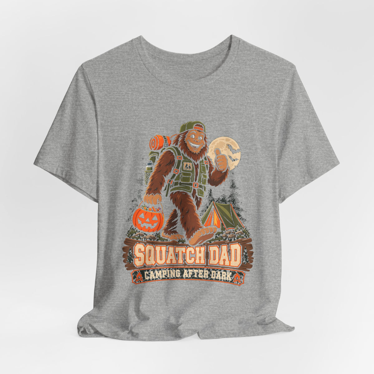 Squatch Dad Camping After Dark Tee