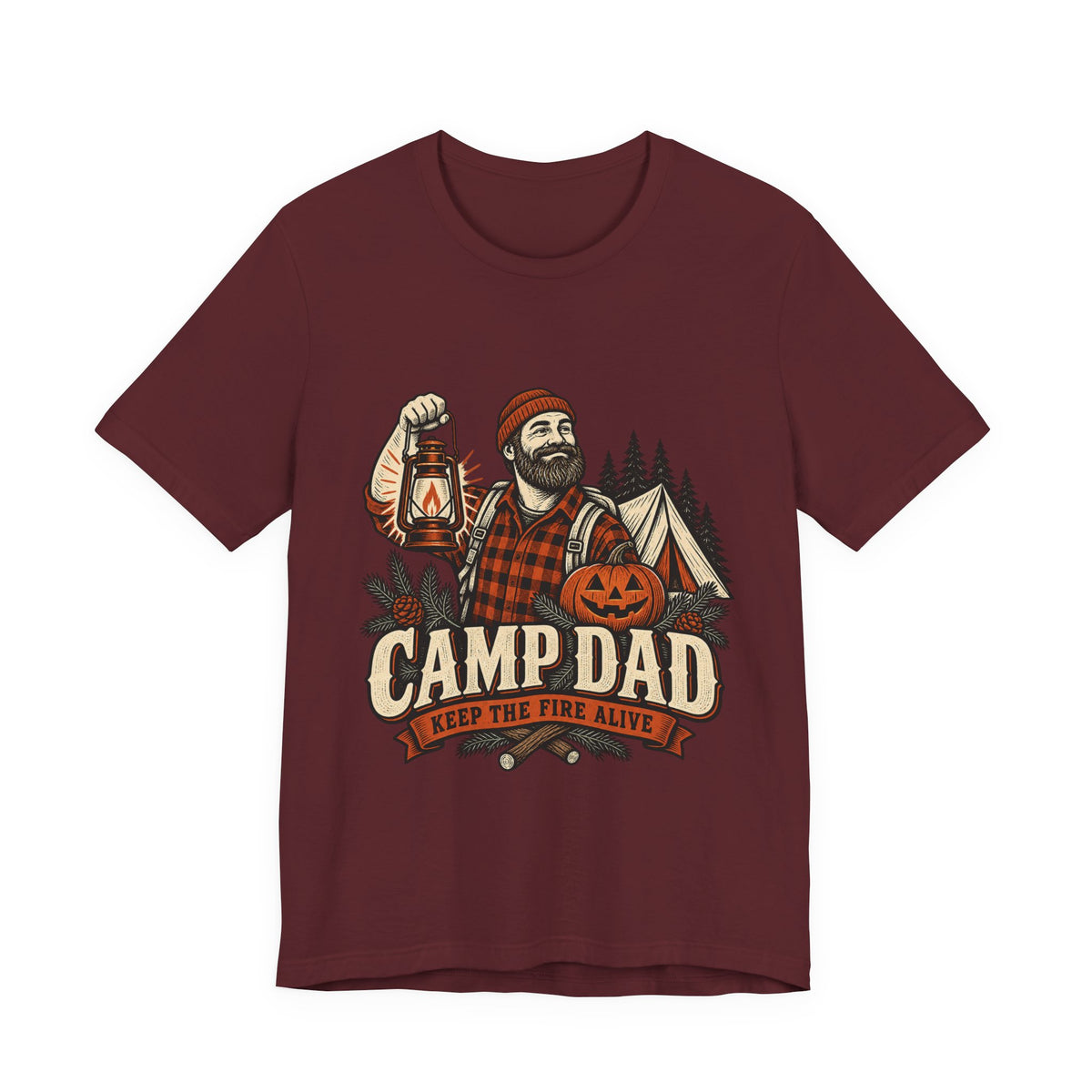 Camp Dad Keep The Fire Alive Tee