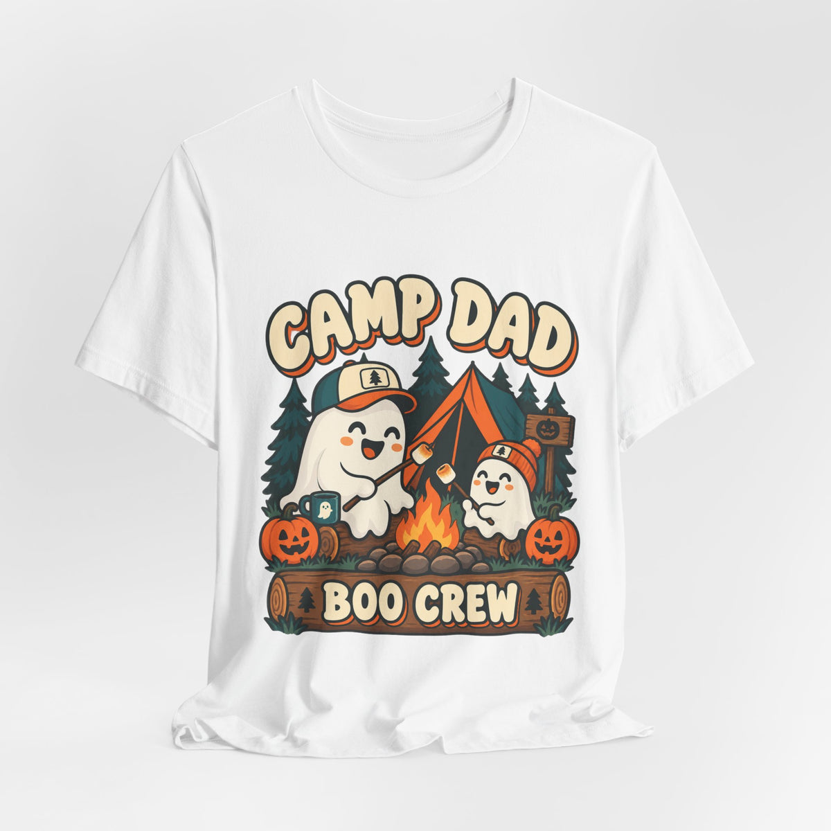 Camp Dad Boo Crew Halloween Tee