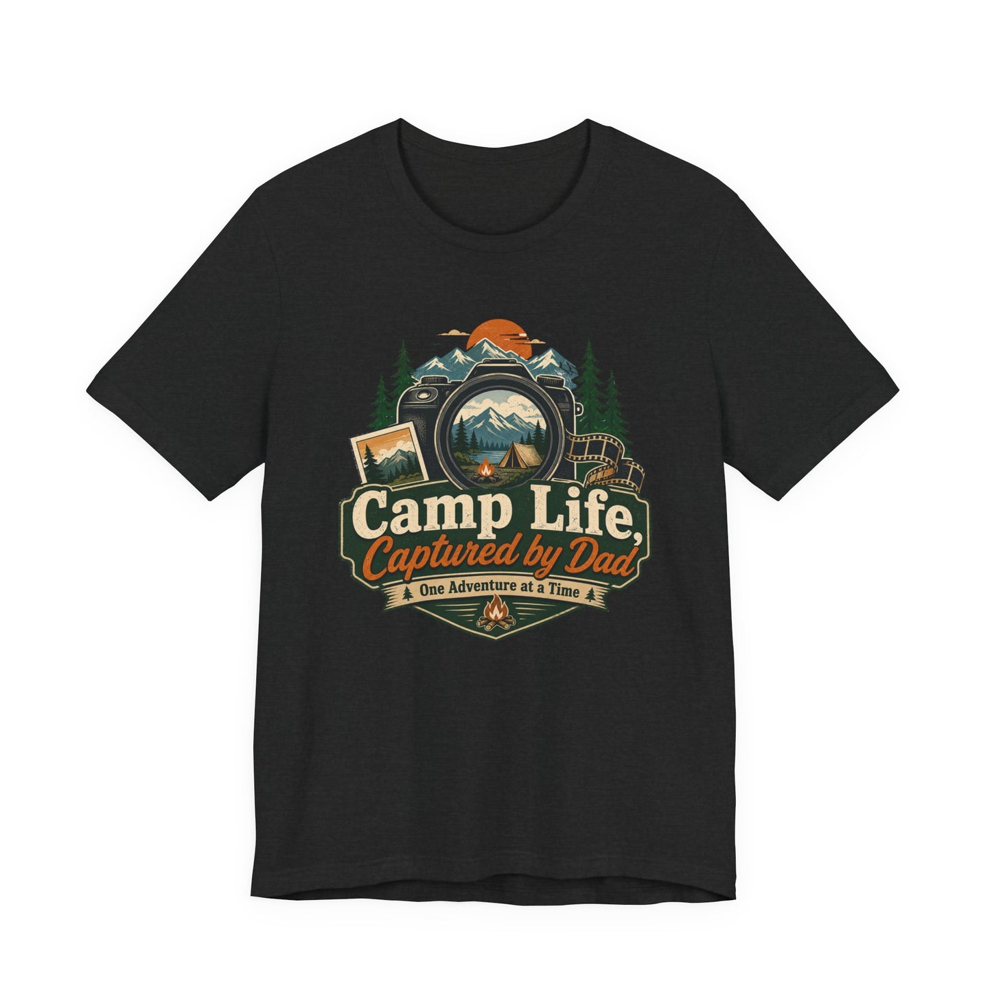 Camp Life T-Shirt - Vintage Campfire Tee