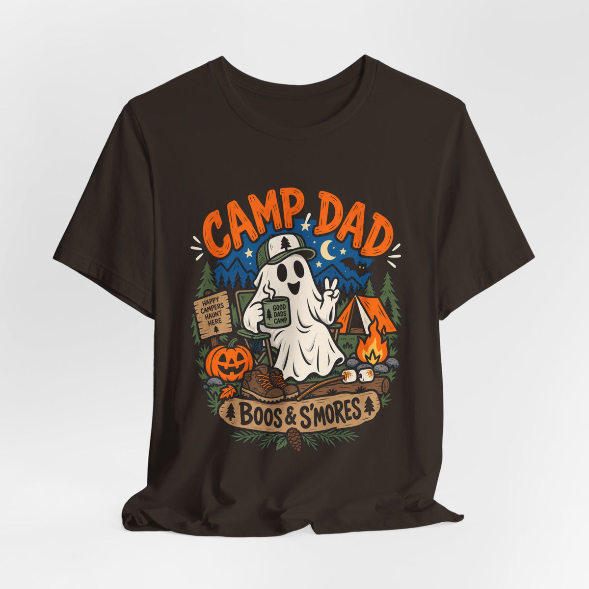 Camp Dad Boos & S'mores Tee