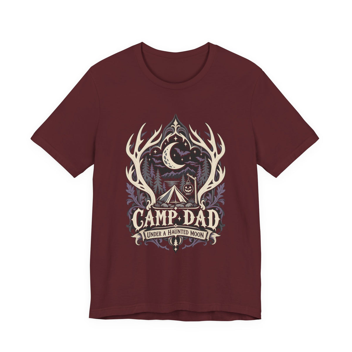 Camp Dad Under A Haunted Moon Tee
