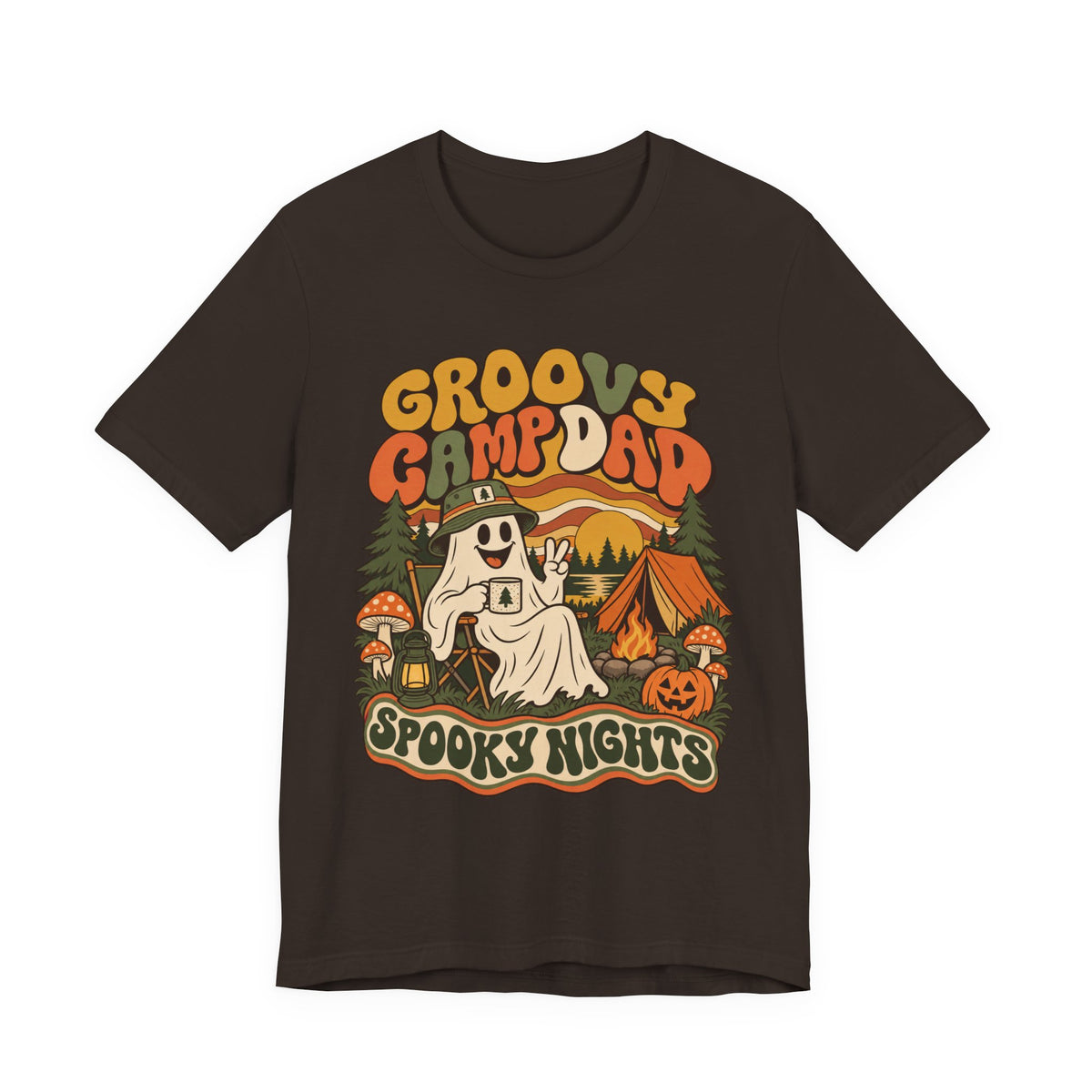 Groovy Camp Dad Spooky Nights Tee