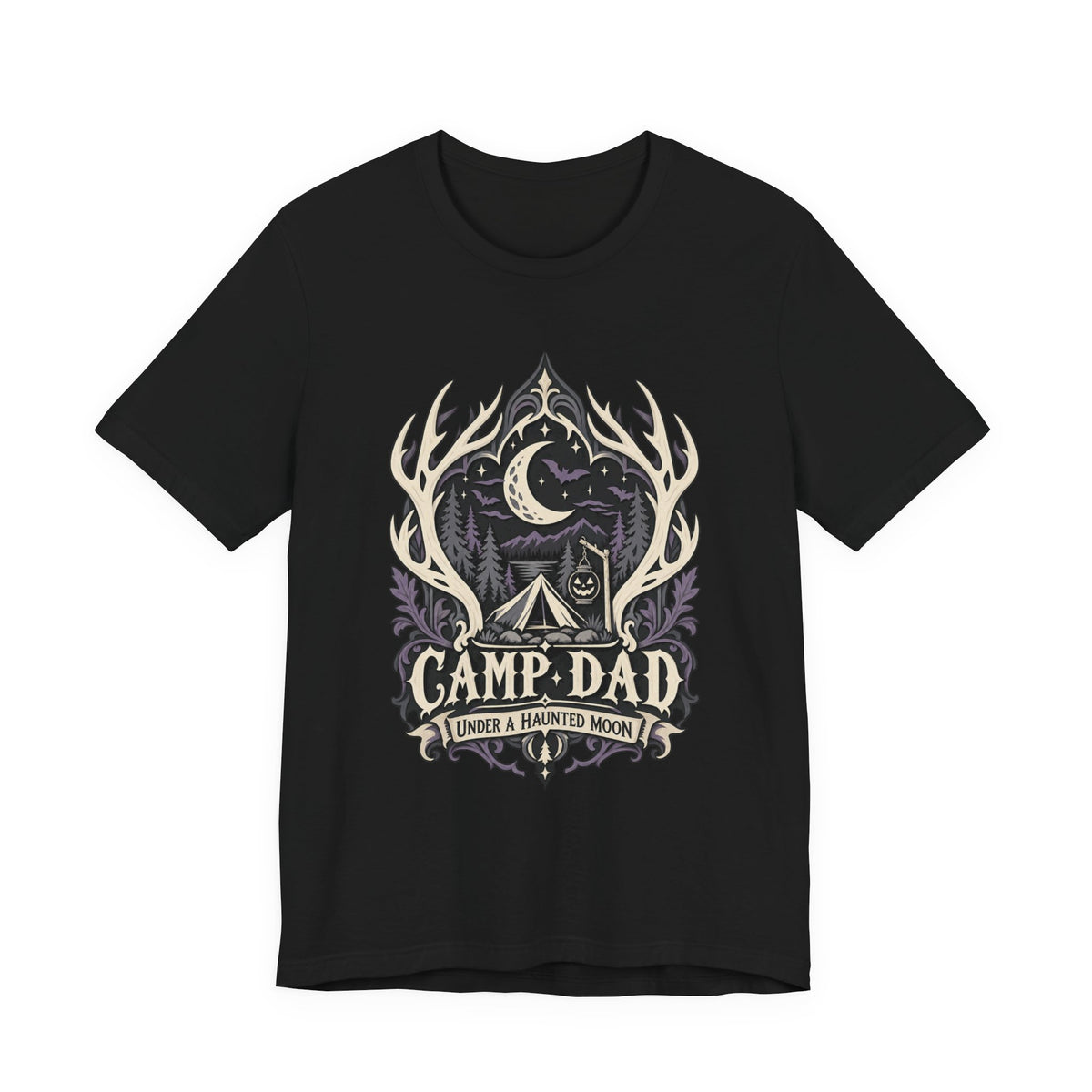 Camp Dad Under A Haunted Moon Tee
