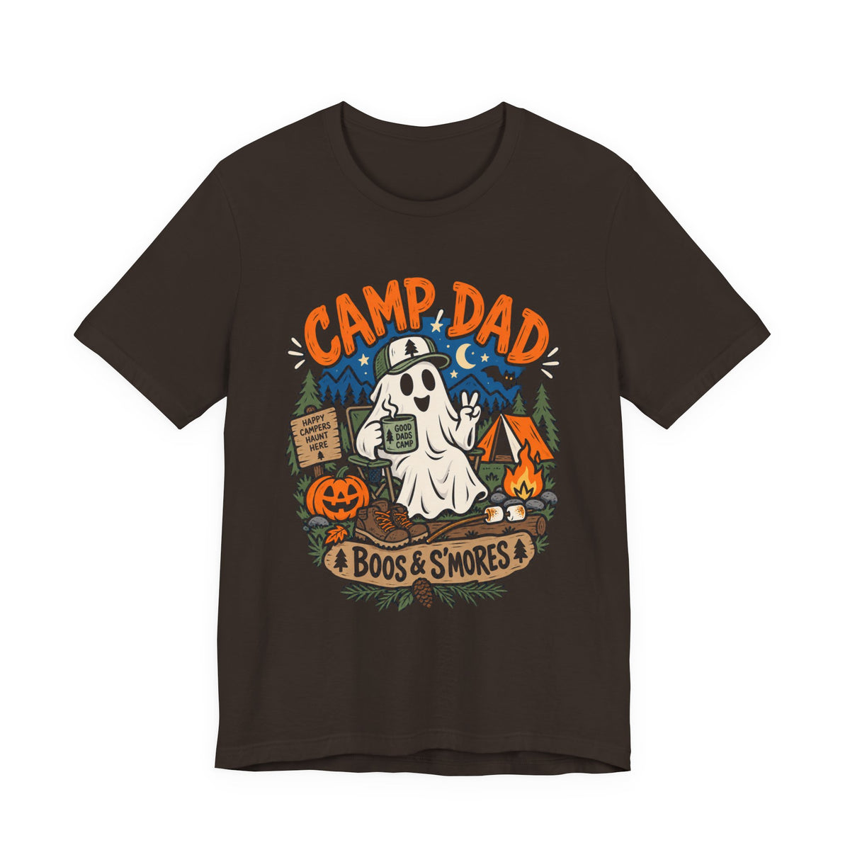Camp Dad Boos & S'mores Tee