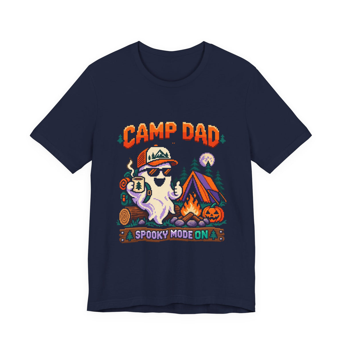 Camp Dad Spooky Mode On Tee