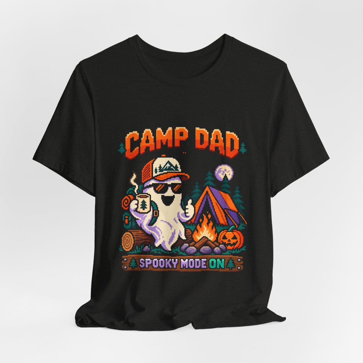 Camp Dad Spooky Mode On Tee