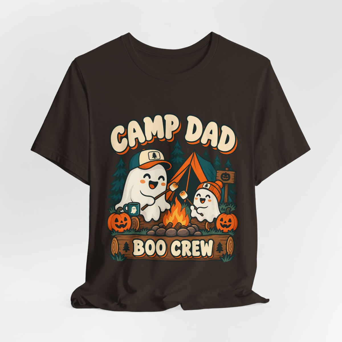 Camp Dad Boo Crew Halloween Tee